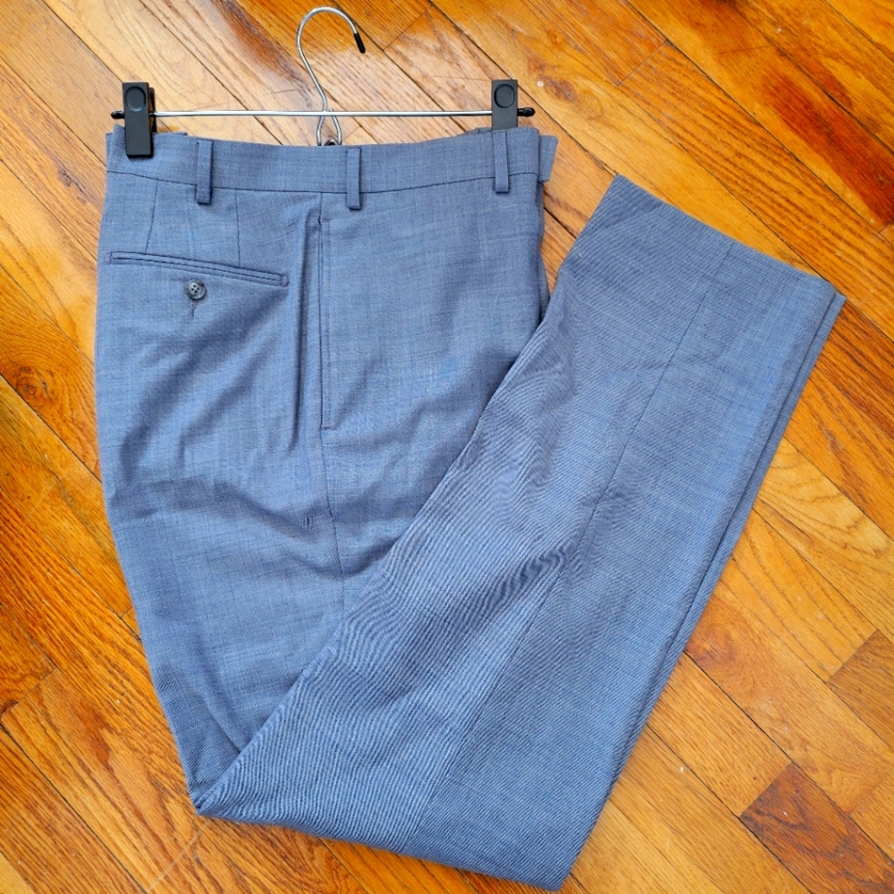 Men's Calvin Klein Slim Fit Medium Grey Dress Pants. 36W x 32L